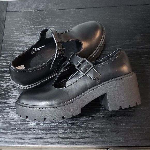 BRAND NEW MADDEN GIRL G-CRATE PLASFORM MARY JANE T-STRAP FLAT SHOE - Picture 10 of 16